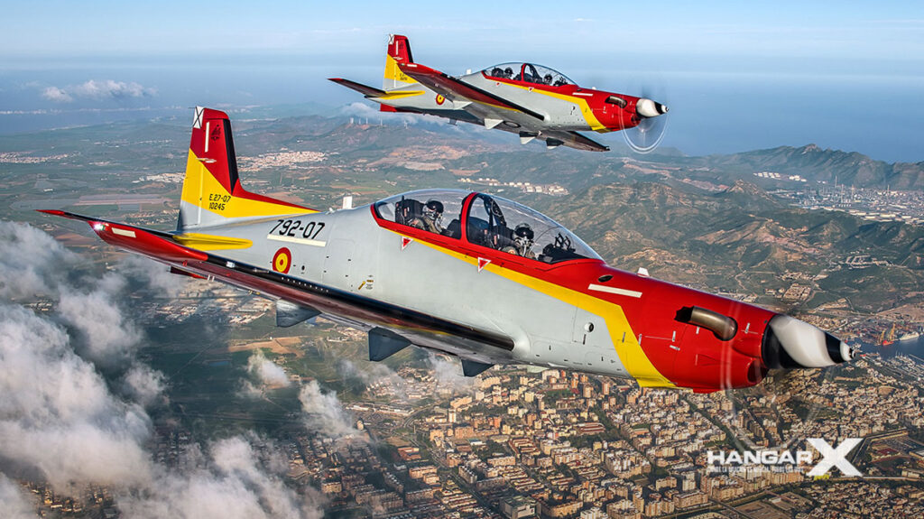 Pilatus Aircraft: Récord de entrega de aeronaves en 2023 PC-21 del Ejercito del Aire (España)