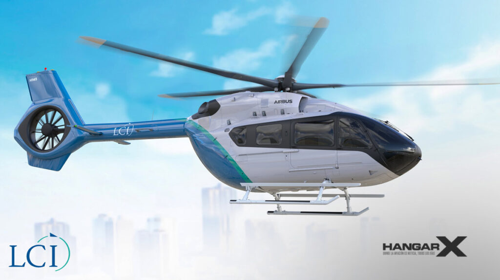 Airbus Helicopters H145 with LCI color scheme (Render)