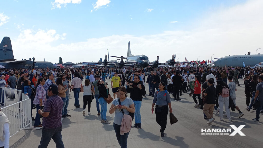 Gran cantidad de público asistió a FIDAE 2024 durante el fin de semana