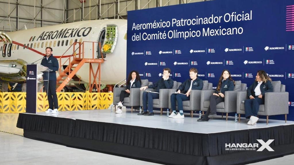 Aeroméxico transportará la delegación mexicana a los Juegos Olímpicos de París 2024 Aeroméxico transportará la delegación mexicana a los Juegos Olímpicos de París 2024
