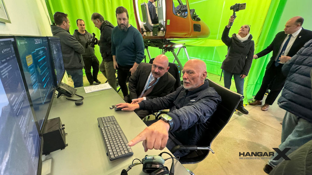 Modena Air Service presentó el Simulador 6XSIM de Realidad Mixta