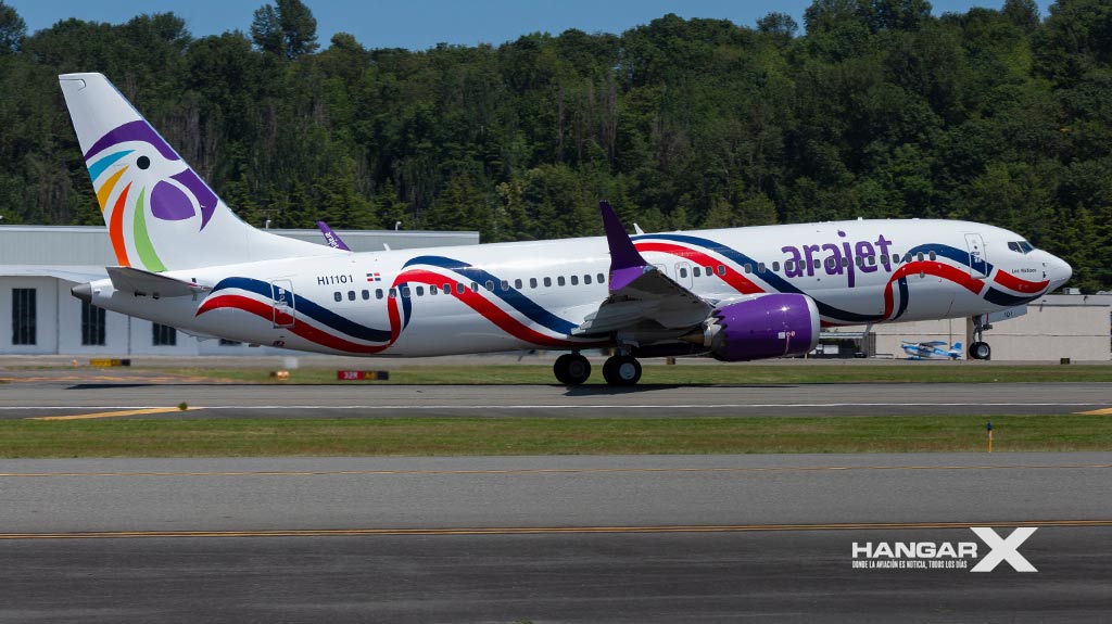 Arajet expande su flota con la llega de un nuevo Boeing 737-MAX8