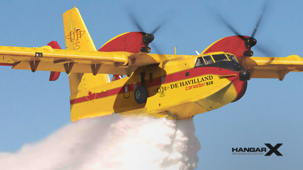 De Havilland inicia producción de los Canadair 515 para la Unión Europea De Havilland inicia producción de los Canadair 515 para la Unión Europea