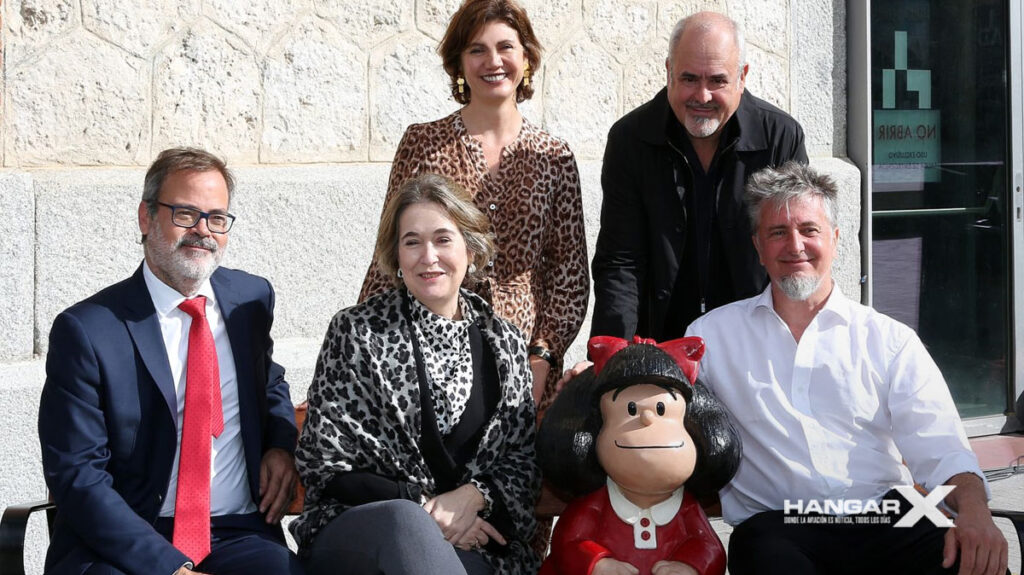 Mafalda viaja de Buenos Aires a Madrid en un vuelo de Iberia