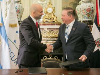 Firma del acuerdo de cielos abiertos entre Argentina y República Dominicana