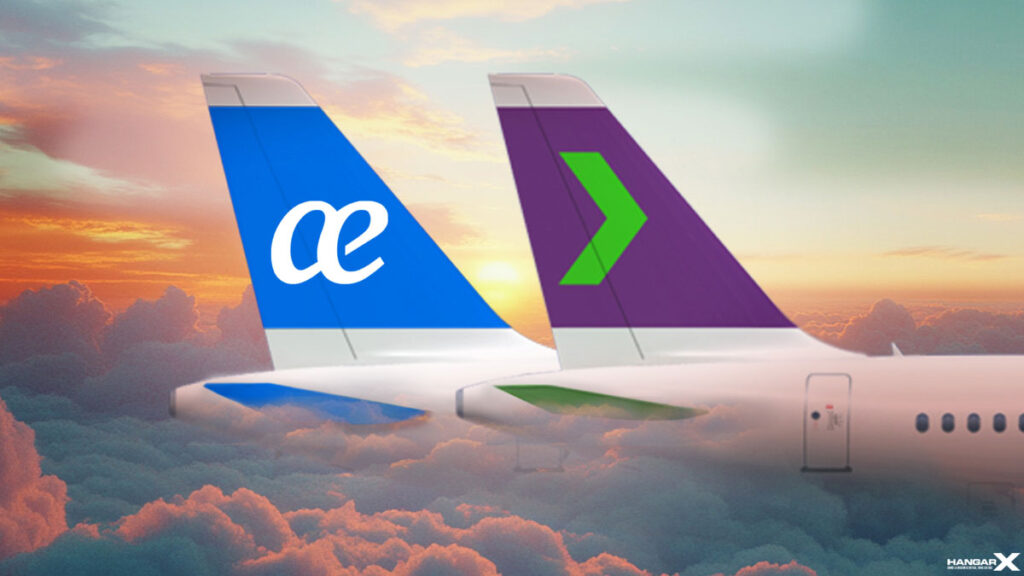 SKY Airline y Air Europa amplían conexiones con nuevo acuerdo interlineal Aviones de Air Europa y SKY Airline destacando su alianza interlineal para conectar Europa y América Latina