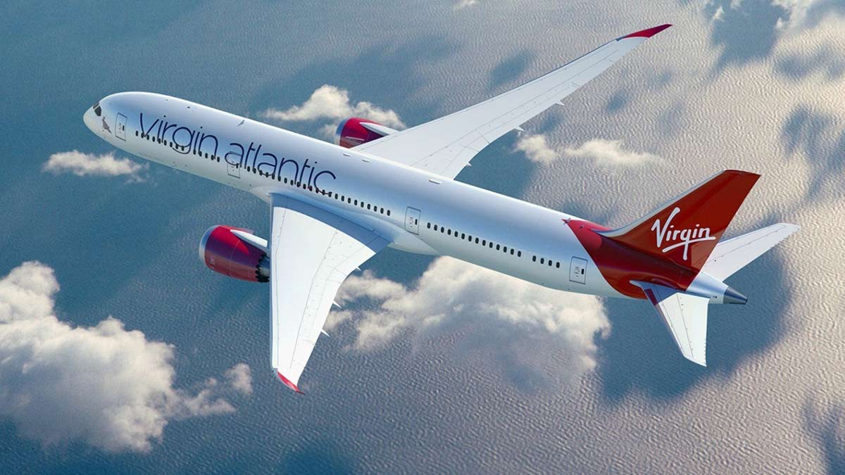 Virgin Atlantic incorporará conectividad Starlink en sus 787 Dreamliner junto a Boeing Avión Boeing 787 Dreamliner de Virgin Atlantic que incorporará conectividad Starlink con soporte de Boeing.