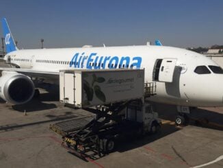 Boeing 787 Dreamliner de Air Europa, aeronave con la que se reanudan los vuelos a Caracas.
