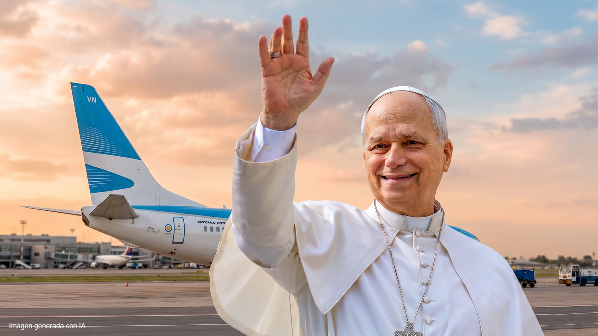 Aerolíneas Argentinas operará los vuelos de la comitiva del Papa León XIV Aerolíneas Argentinas operará los vuelos de la comitiva del Papa León XIV