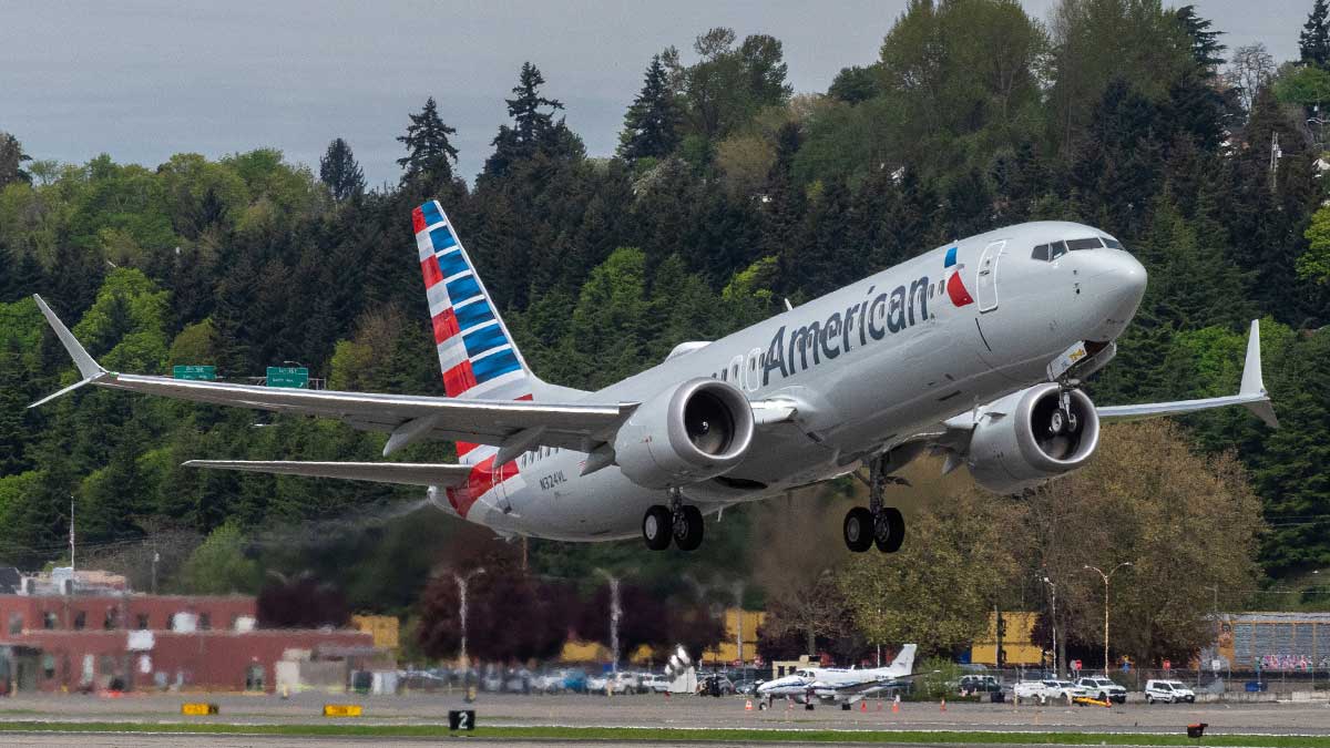 Boeing completa con American Airlines el primer cambio de tren de aterrizaje para un 737 MAX Boeing completa con American Airlines el primer cambio de tren de aterrizaje para un 737 MAX