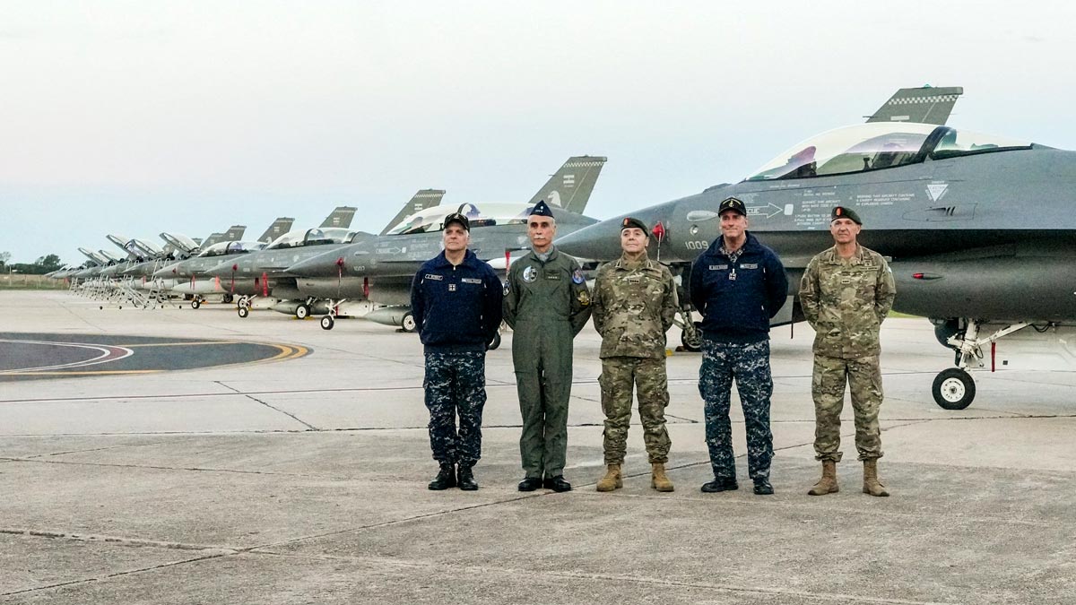 La Fuerza Aérea Argentina recibió el segundo lote de F-16 y ya suma 12 cazas operativos en el país