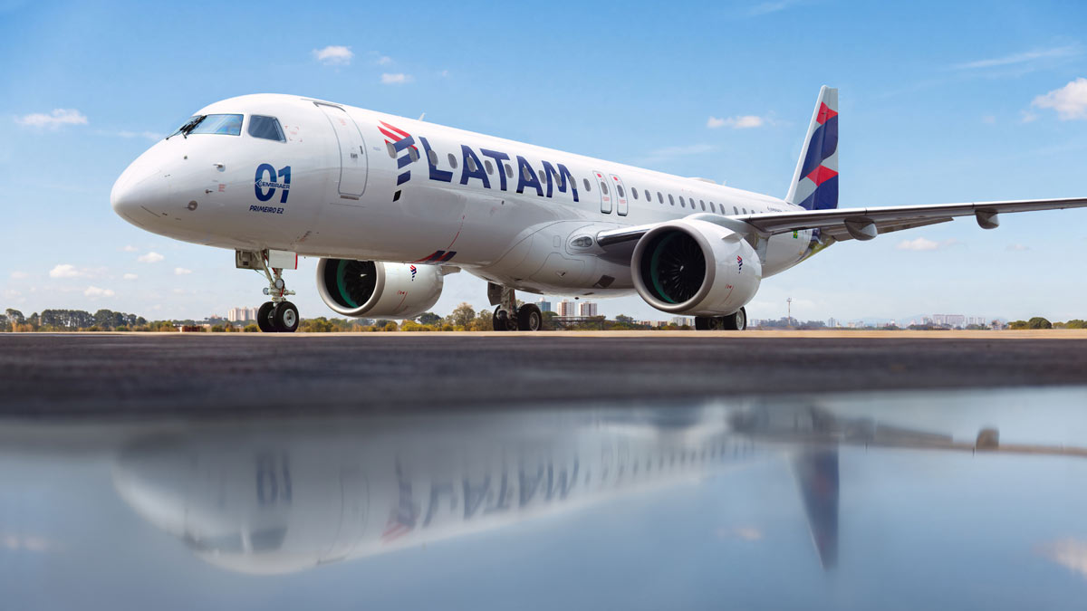 LATAM Airlines recibe su primer Embraer E195-E2 e impulsa una histórica expansión de rutas en Brasil